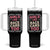 Racing Girl Tumbler With Handle Girls Like Race Cars Too TS14 One Size: 40 oz Black Print Your Wear