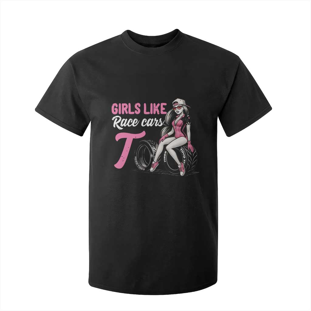 Racing Car Girl T Shirt For Kid Girls Like Race Cars Too TS14 Black Print Your Wear
