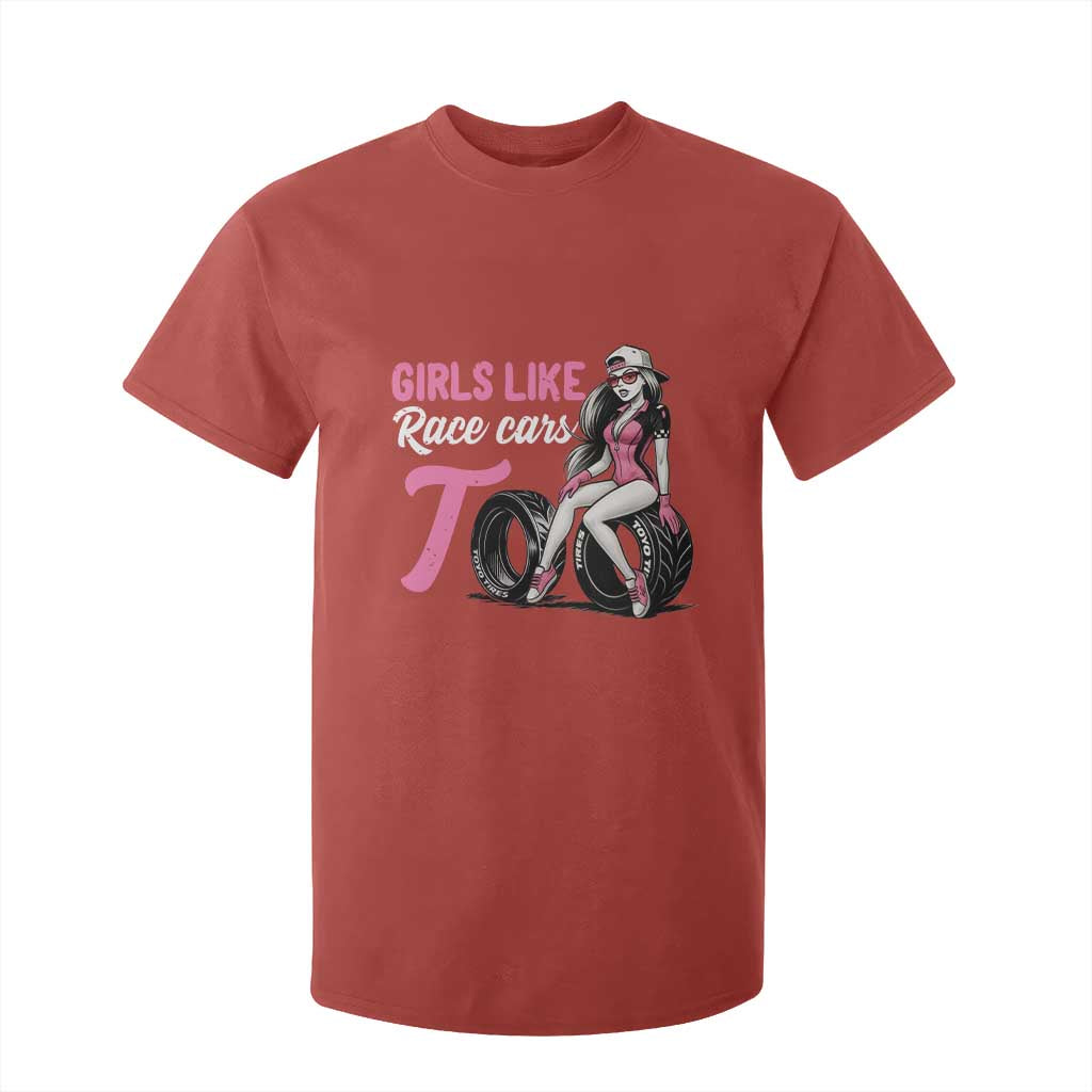 Racing Car Girl T Shirt For Kid Girls Like Race Cars Too TS14 Red Print Your Wear