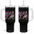 Racing Car Girl Tumbler With Handle Girls Like Race Cars Too TS14 One Size: 40 oz Black Print Your Wear