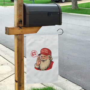 67 Six Seven Christmas Garden Flag Santa MAGA Hat Xmas TS14 Print Your Wear