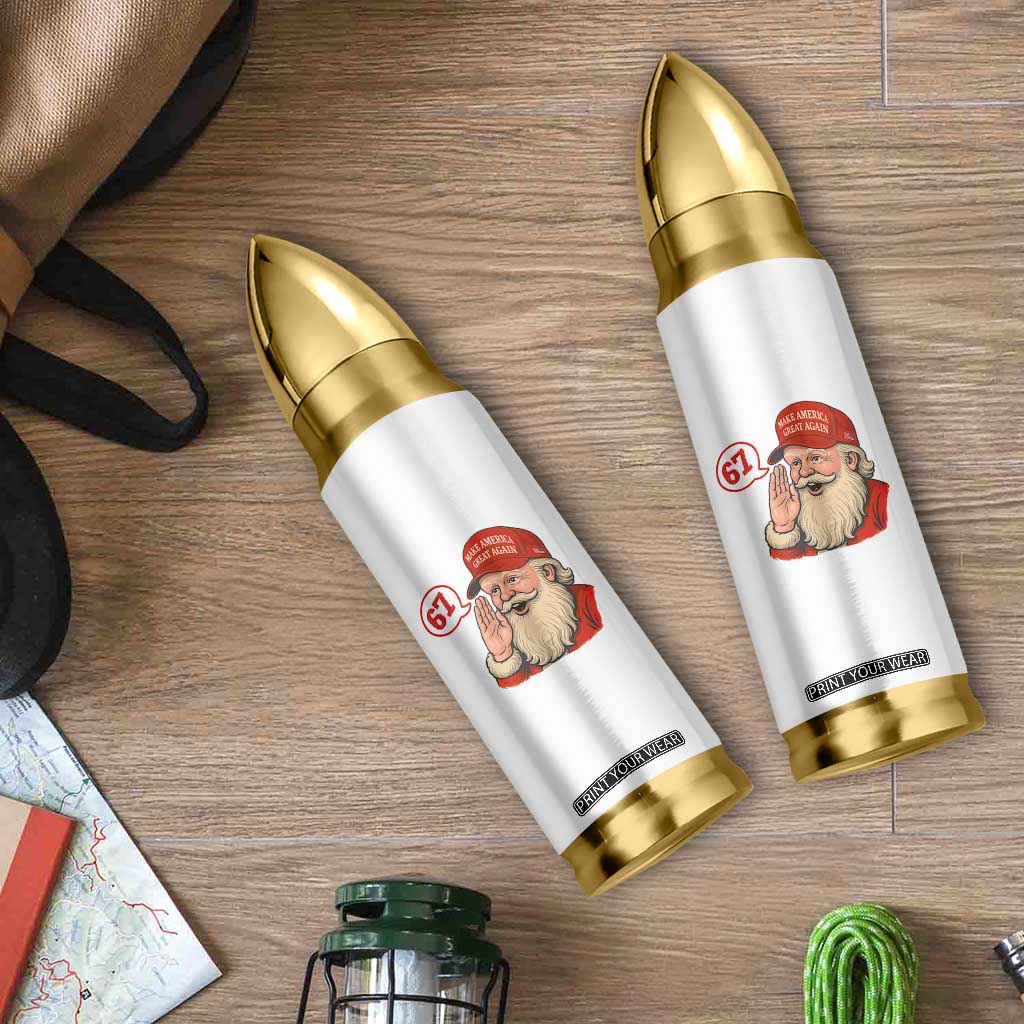 67 Six Seven Christmas Bullet Tumbler Santa MAGA Hat Xmas TS14 Print Your Wear