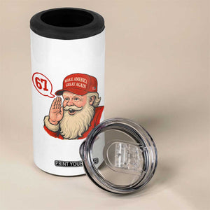 67 Six Seven Christmas 4 in 1 Can Cooler Tumbler Santa MAGA Hat Xmas TS14 Print Your Wear