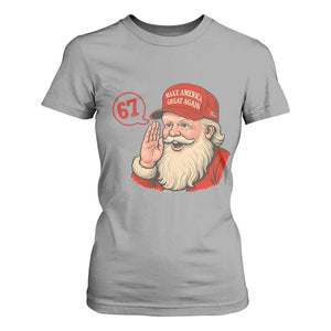 67 Six Seven Christmas T Shirt For Women Santa MAGA Hat Xmas TS14 Sport Gray Print Your Wear