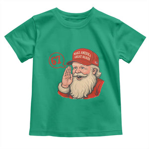 67 Six Seven Christmas Toddler T Shirt Santa MAGA Hat Xmas TS14 Irish Green Print Your Wear