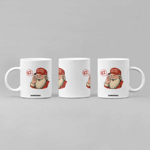 67 Six Seven Christmas Coffee Mug Santa MAGA Hat Xmas TS14 Print Your Wear