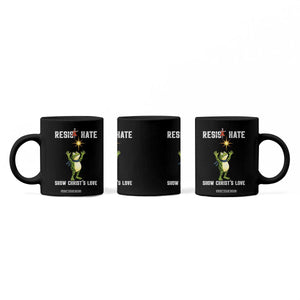 Resist Frog Coffee Mug Christian HIV Awareness Red Ribbon TS14 Print Your Wear