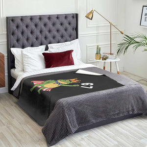 Resist Frog Throw Blanket Super American 67 Six Seven Meme TS14 Print Your Wear