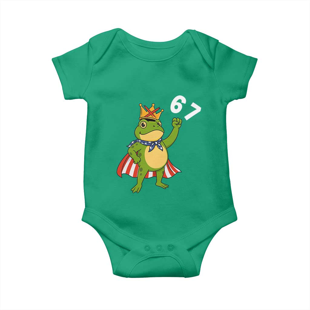 Resist Frog Baby Onesie Super American 67 Six Seven Meme TS14 Irish Green Print Your Wear