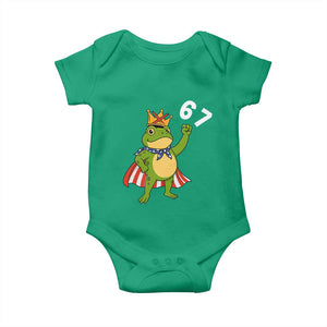 Resist Frog Baby Onesie Super American 67 Six Seven Meme TS14 Irish Green Print Your Wear