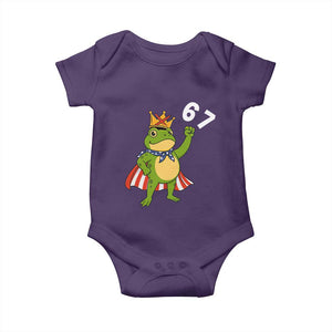 Resist Frog Baby Onesie Super American 67 Six Seven Meme TS14 Purple Print Your Wear