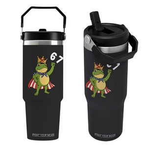 Resist Frog Flip Straw Tumbler Super American 67 Six Seven Meme TS14 One Size: 30 oz Black Print Your Wear