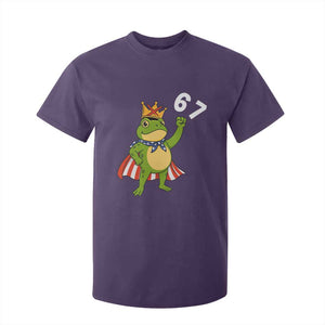 Resist Frog T Shirt For Kid Super American 67 Six Seven Meme TS14 Purple Print Your Wear