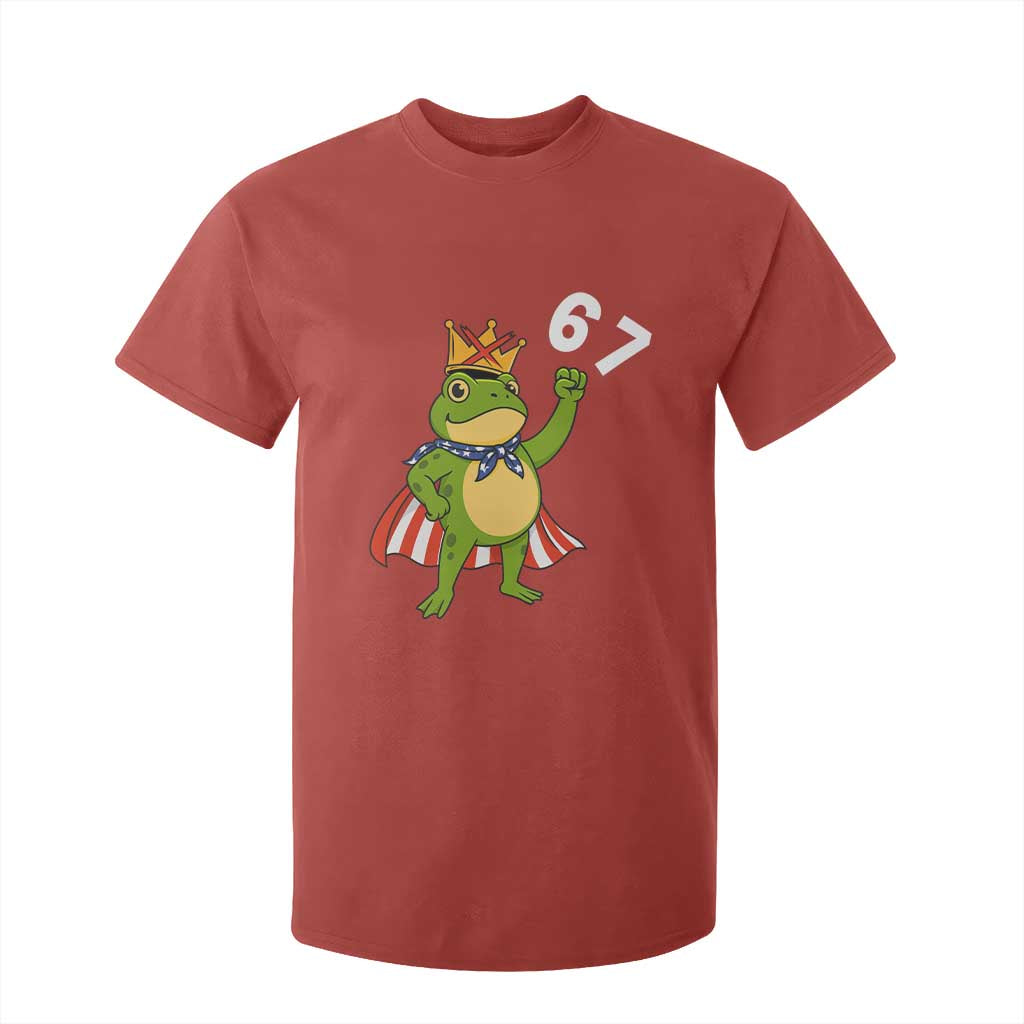 Resist Frog T Shirt For Kid Super American 67 Six Seven Meme TS14 Red Print Your Wear
