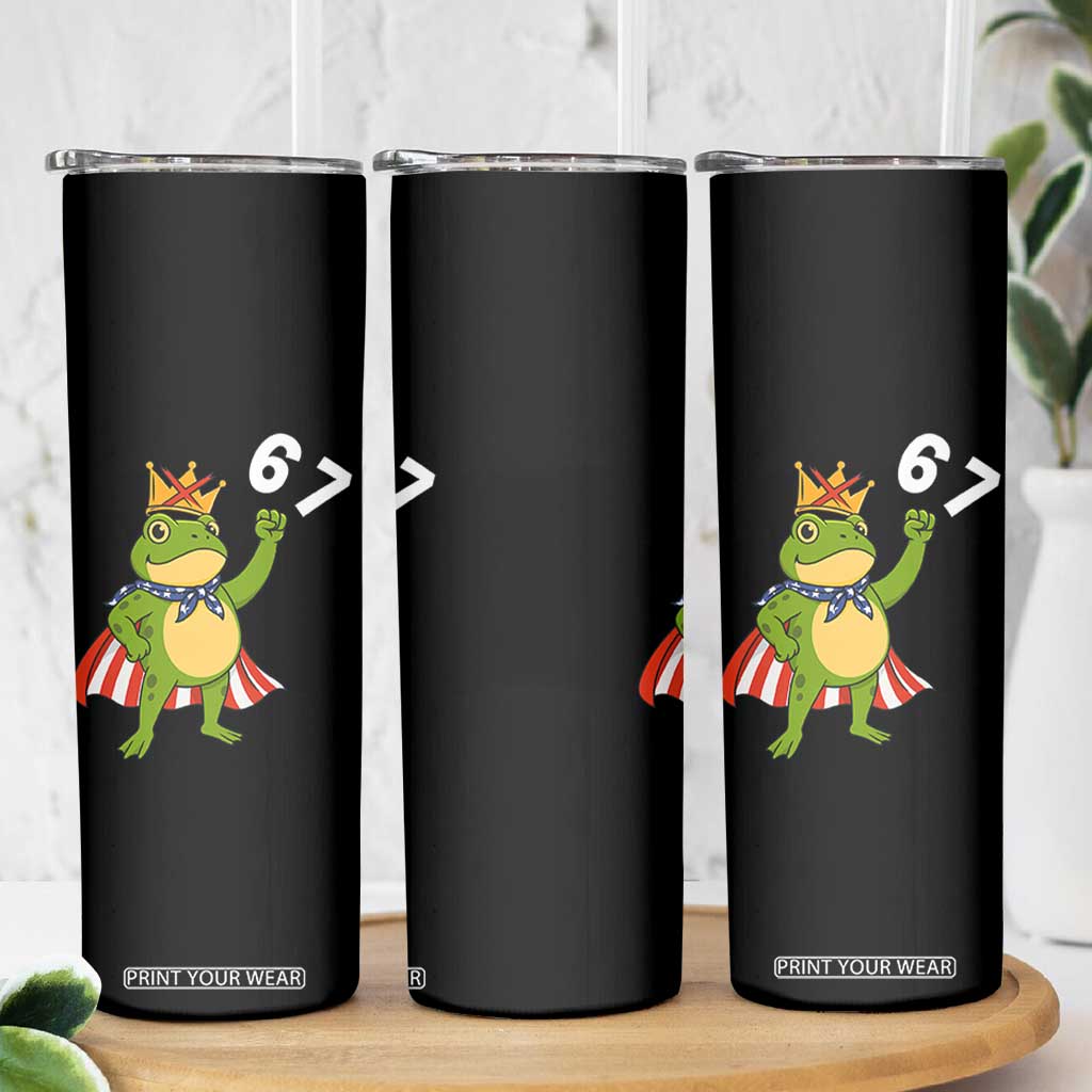 Resist Frog Skinny Tumbler Super American 67 Six Seven Meme TS14 Print Your Wear