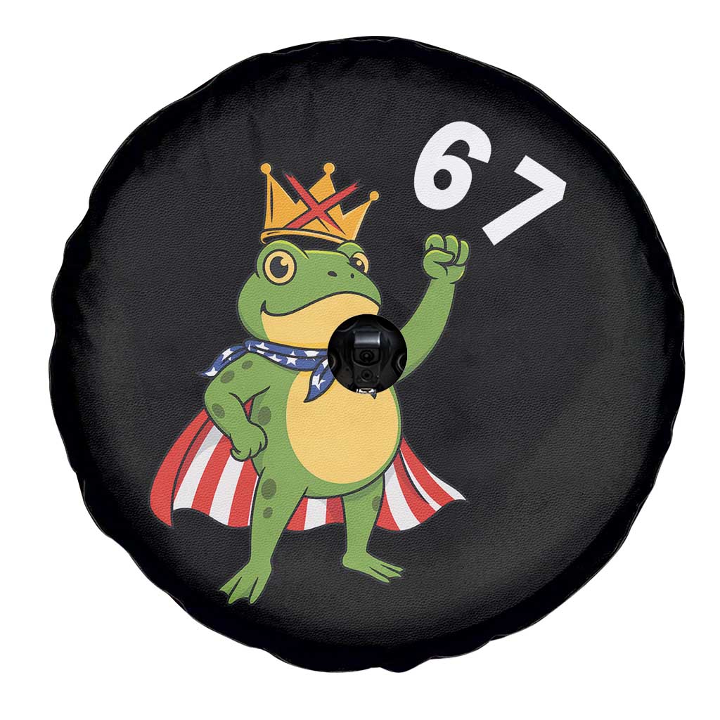 Resist Frog Spare Tire Cover Super American 67 Six Seven Meme TS14 Print Your Wear