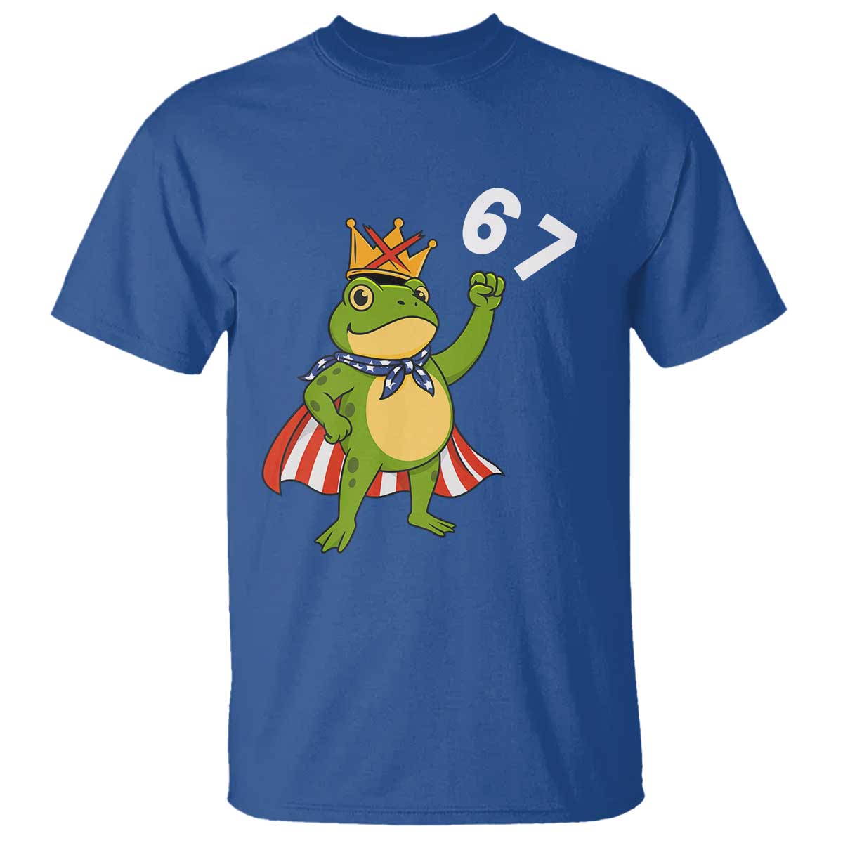 Resist Frog T Shirt Super American 67 Six Seven Meme TS14 Royal Blue Print Your Wear
