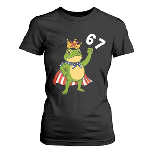 Resist Frog T Shirt For Women Super American 67 Six Seven Meme TS14 Black Print Your Wear