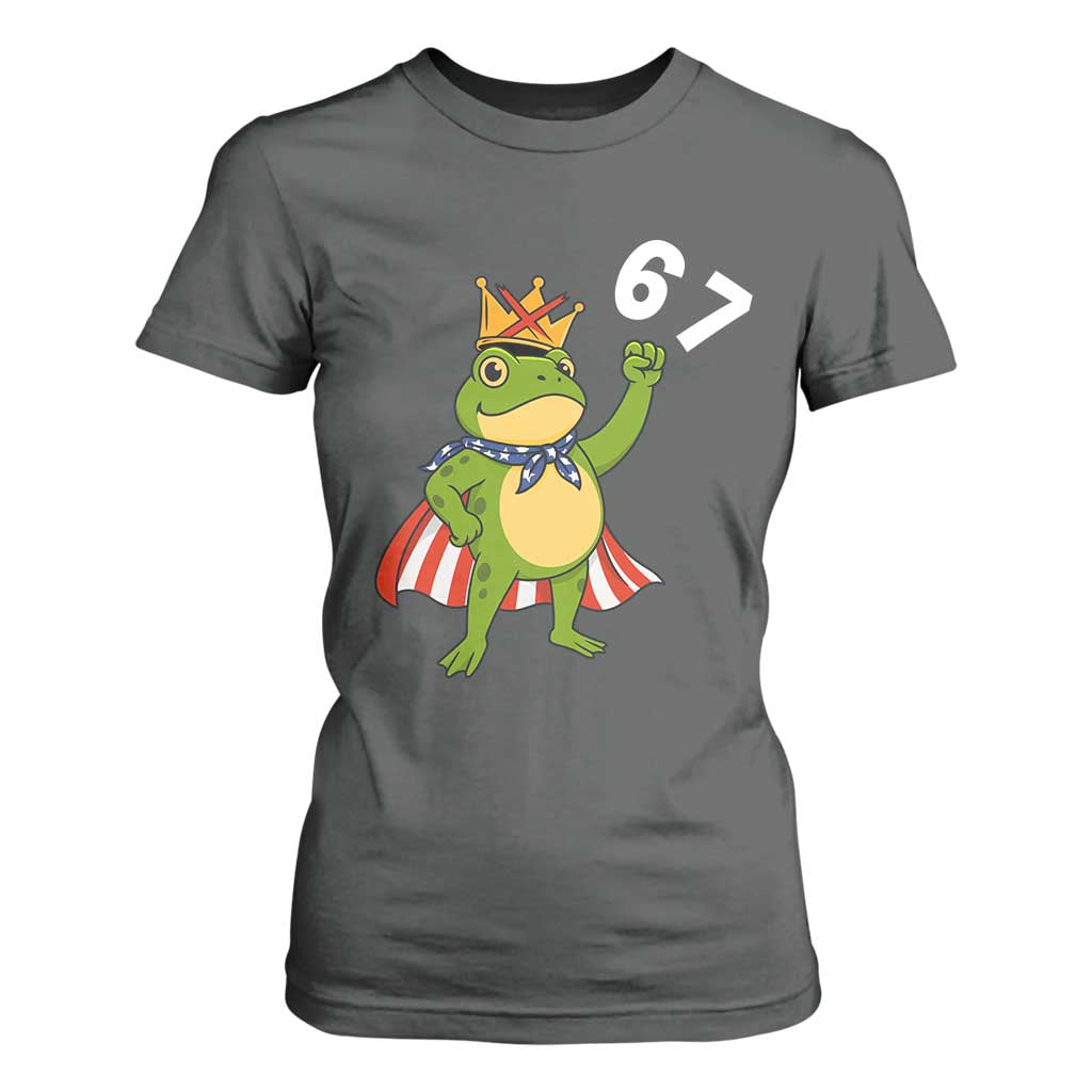 Resist Frog T Shirt For Women Super American 67 Six Seven Meme TS14 Dark Heather Print Your Wear