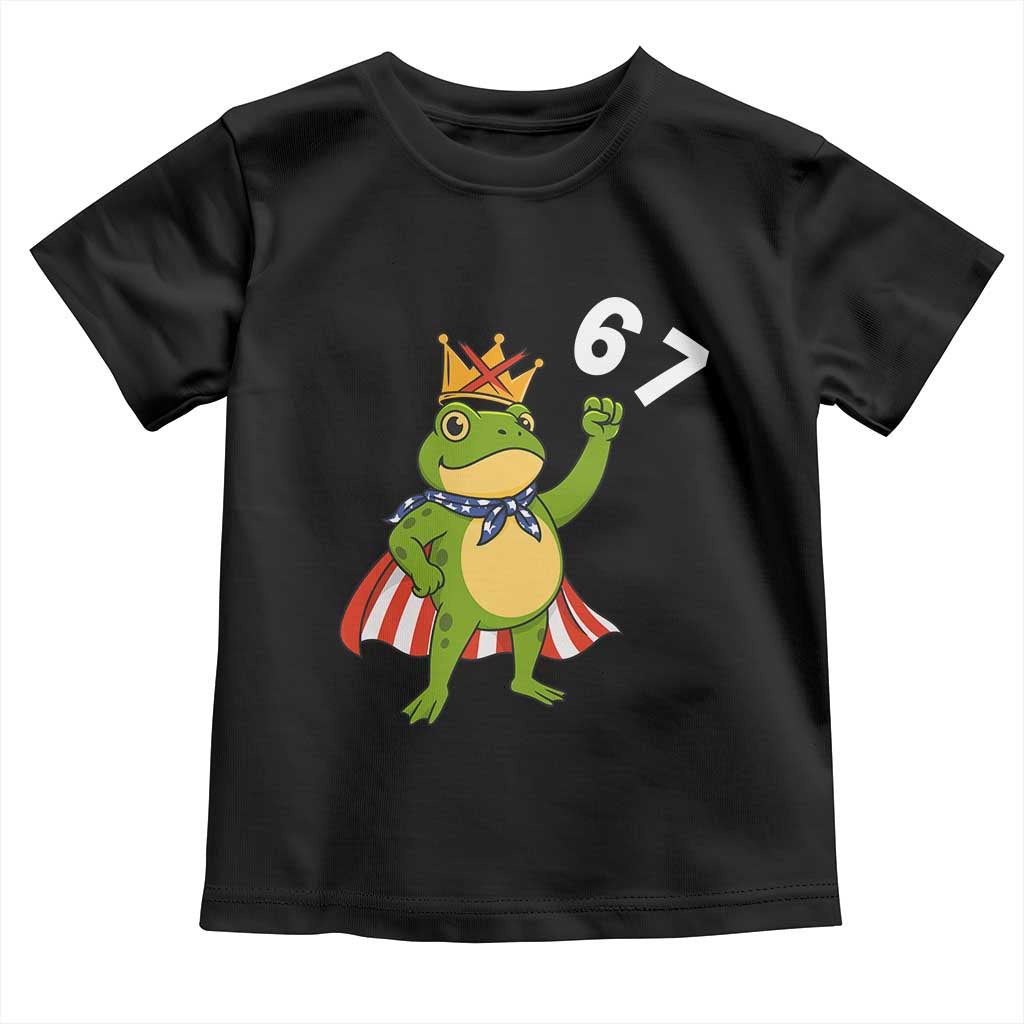 Resist Frog Toddler T Shirt Super American 67 Six Seven Meme TS14 Black Print Your Wear