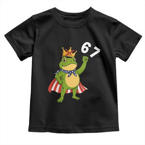 Resist Frog Toddler T Shirt Super American 67 Six Seven Meme TS14 Black Print Your Wear