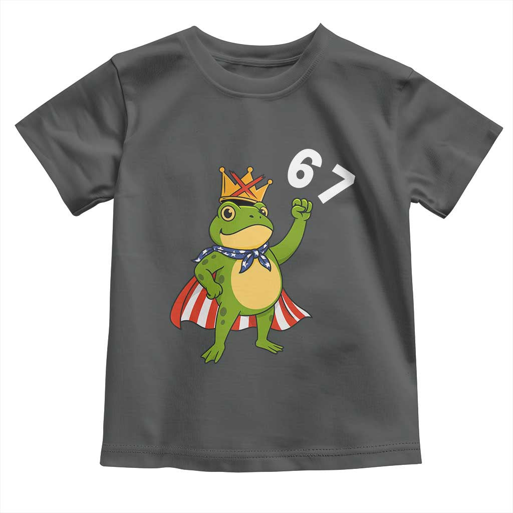 Resist Frog Toddler T Shirt Super American 67 Six Seven Meme TS14 Dark Heather Print Your Wear