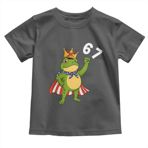 Resist Frog Toddler T Shirt Super American 67 Six Seven Meme TS14 Dark Heather Print Your Wear
