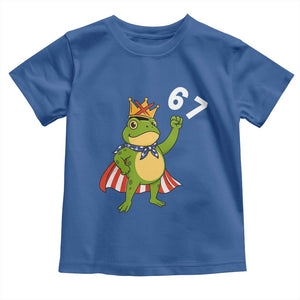 Resist Frog Toddler T Shirt Super American 67 Six Seven Meme TS14 Royal Blue Print Your Wear