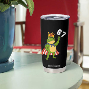 Resist Frog Tumbler Cup Super American 67 Six Seven Meme TS14 Print Your Wear
