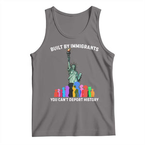 Immigrant Rights Tank Top Built by Immigrants You Can Not Deport History TS14 Deep Heather Print Your Wear