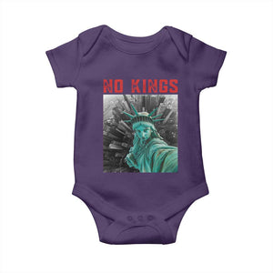 No Kings Baby Onesie Statue of Liberty Selfie Freedom TS14 Purple Print Your Wear