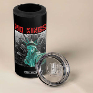 No Kings 4 in 1 Can Cooler Tumbler Statue of Liberty Selfie Freedom TS14 Print Your Wear