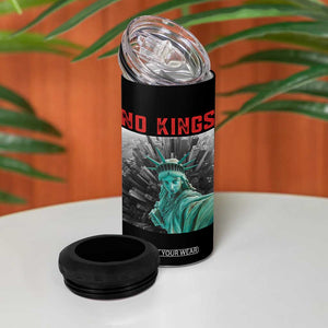 No Kings 4 in 1 Can Cooler Tumbler Statue of Liberty Selfie Freedom TS14 Print Your Wear