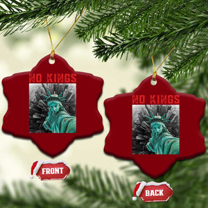No Kings Ceramic Ornament Statue of Liberty Selfie Freedom TS14 Print Your Wear