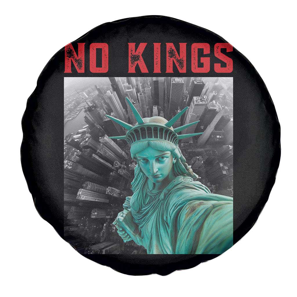 No Kings Spare Tire Cover Statue of Liberty Selfie Freedom TS14 Print Your Wear