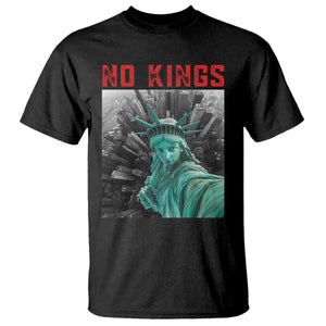 No Kings T Shirt Statue of Liberty Selfie Freedom TS14 Black Print Your Wear