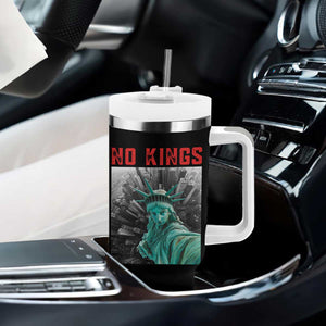 No Kings Tumbler With Handle Statue of Liberty Selfie Freedom TS14 Print Your Wear