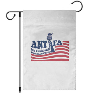 Antifa Fascism Patriotic Garden Flag Antifascist Statue of Liberty TS14 White Print Your Wear