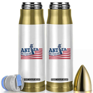 Antifa Fascism Patriotic Bullet Tumbler Antifascist Statue of Liberty TS14 White Print Your Wear
