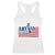 Antifa Fascism Patriotic Racerback Tank Top Antifascist Statue of Liberty - Print Your Wear