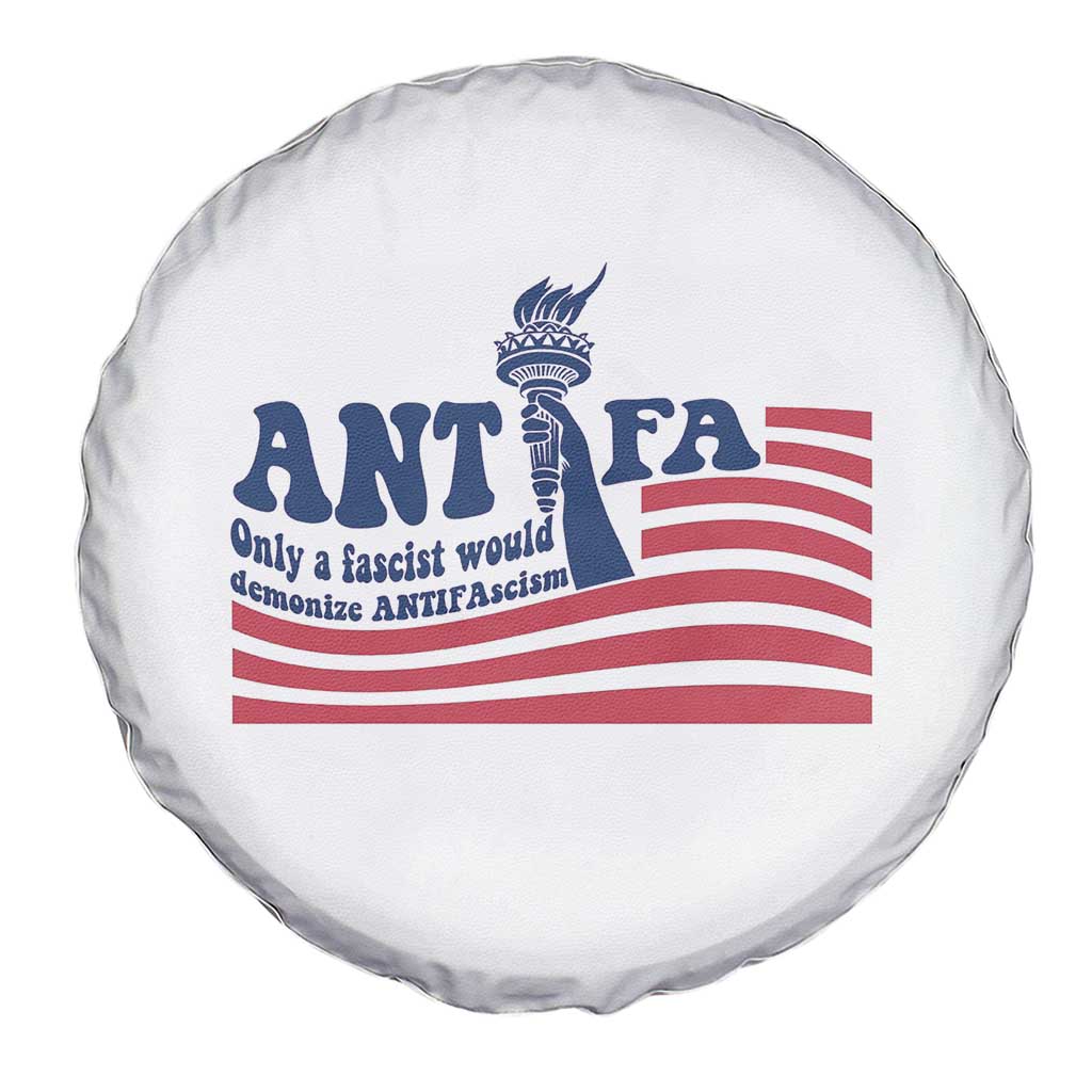 Antifa Fascism Patriotic Spare Tire Cover Antifascist Statue of Liberty TS14 Print Your Wear