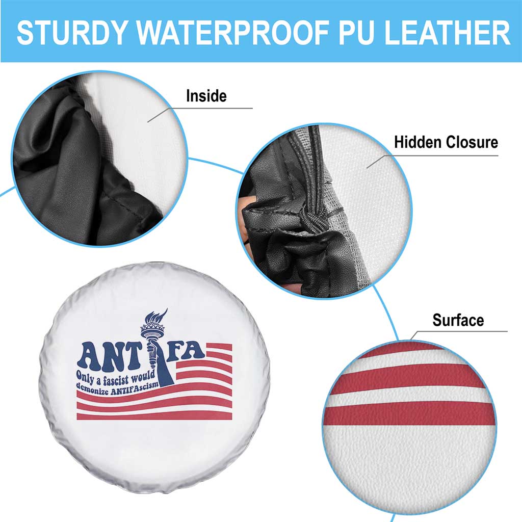 Antifa Fascism Patriotic Spare Tire Cover Antifascist Statue of Liberty TS14 Print Your Wear