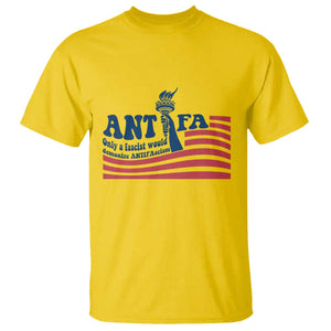 Antifa Fascism Patriotic T Shirt Antifascist Statue of Liberty TS14 Daisy Print Your Wear