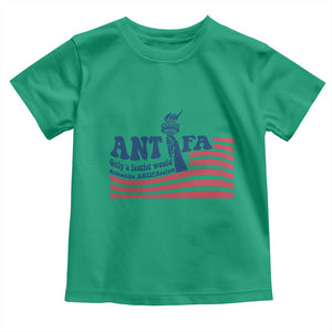 Antifa Fascism Patriotic Toddler T Shirt Antifascist Statue of Liberty TS14 Irish Green Print Your Wear