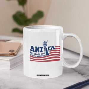 Antifa Fascism Patriotic Coffee Mug Antifascist Statue of Liberty TS14 Print Your Wear