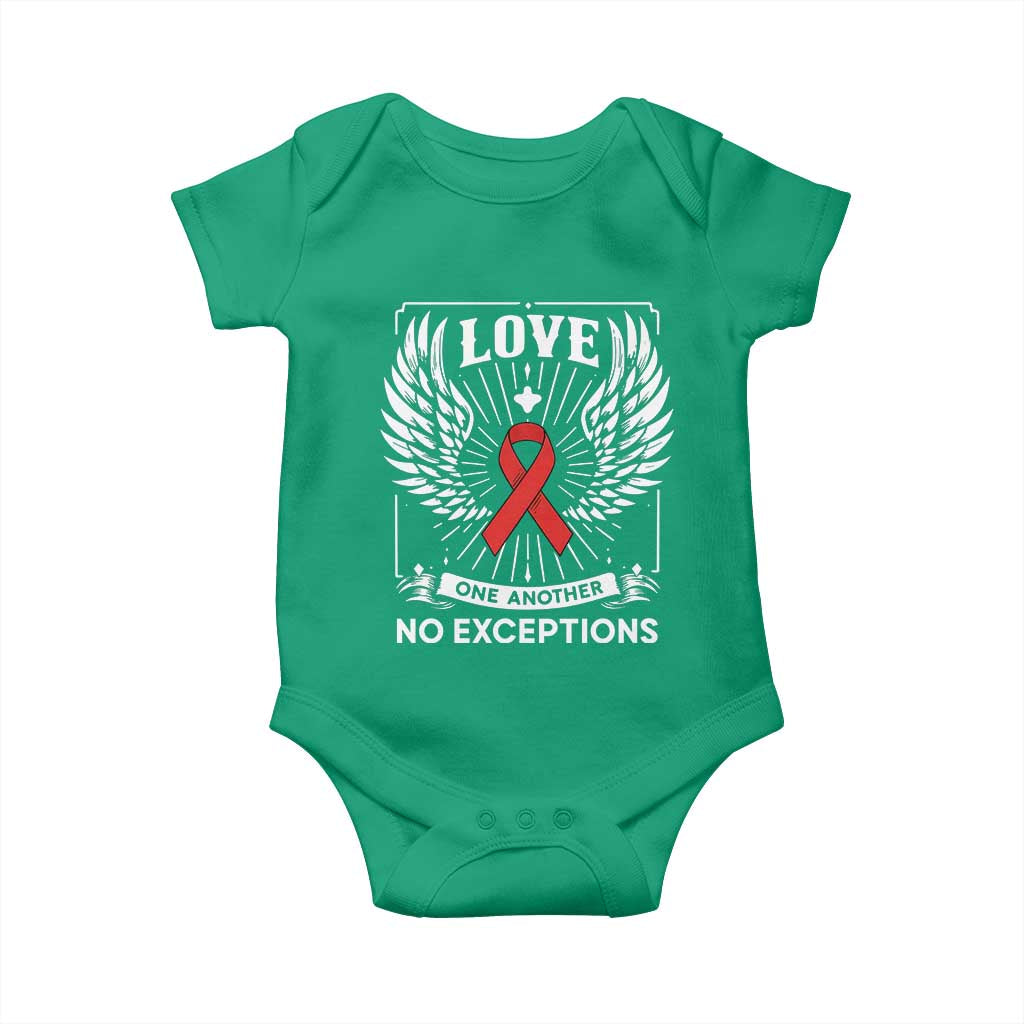 Red Ribbon Christian Baby Onesie Cross Minimal Faith HIV Awareness Religious TS14 Irish Green Print Your Wear