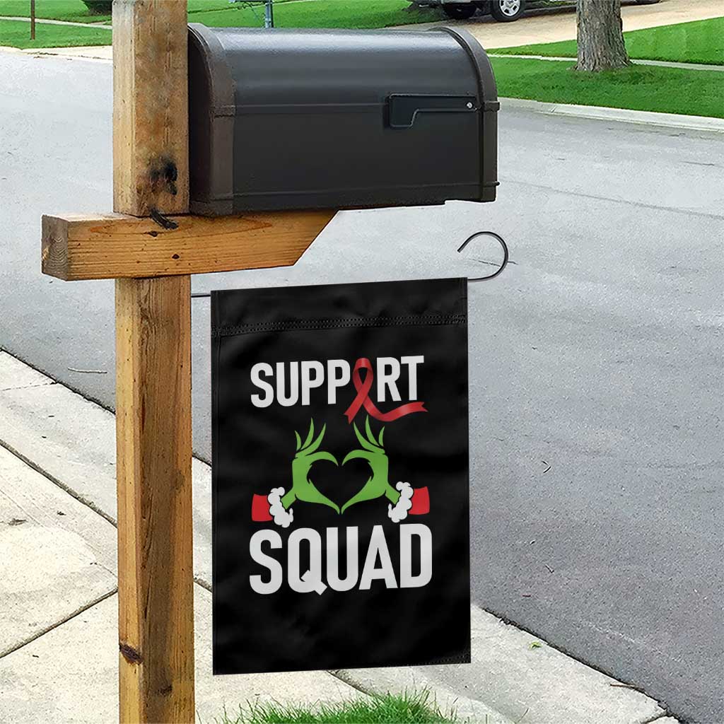 Red Ribbon AIDS Awareness Garden Flag Elf Hand Christmas HIV Support TS14 Print Your Wear