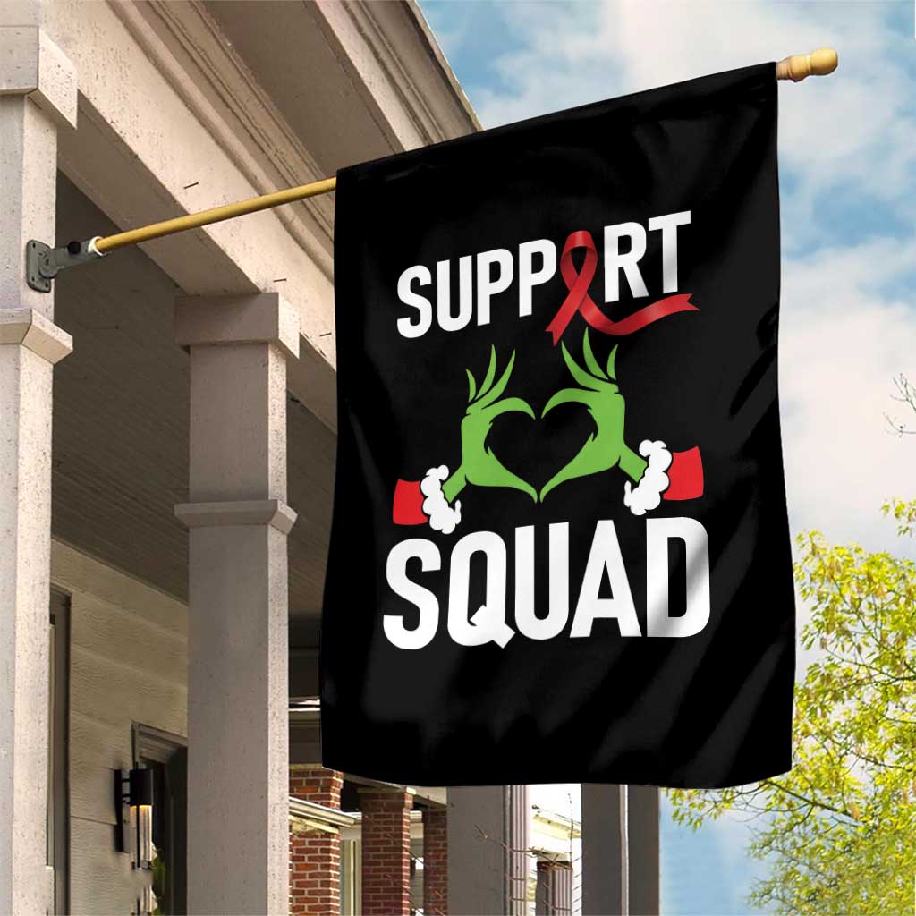 Red Ribbon AIDS Awareness Garden Flag Elf Hand Christmas HIV Support TS14 Print Your Wear