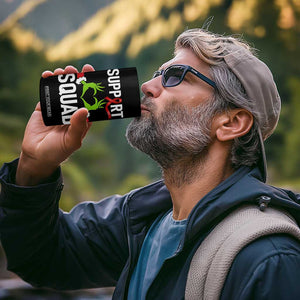 Red Ribbon AIDS Awareness 4 in 1 Can Cooler Tumbler Elf Hand Christmas HIV Support TS14 Print Your Wear