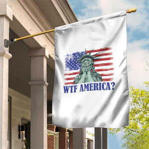 Funny American Garden Flag Statue of Liberty WTF USA Freedom Satire TS14 Print Your Wear